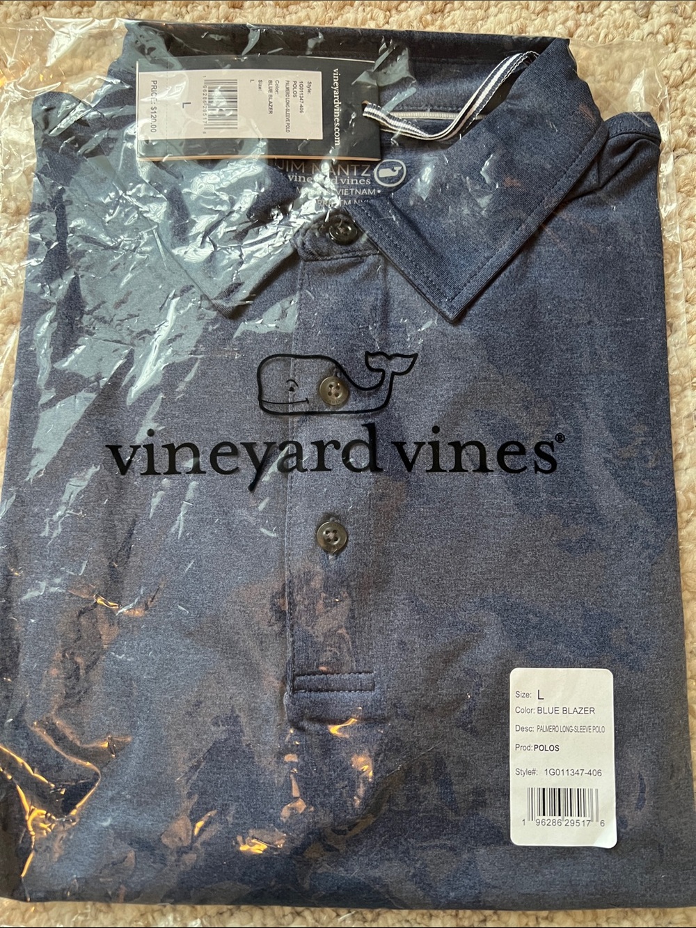 Vineyard Vines Blue Blazer Polo Shirt